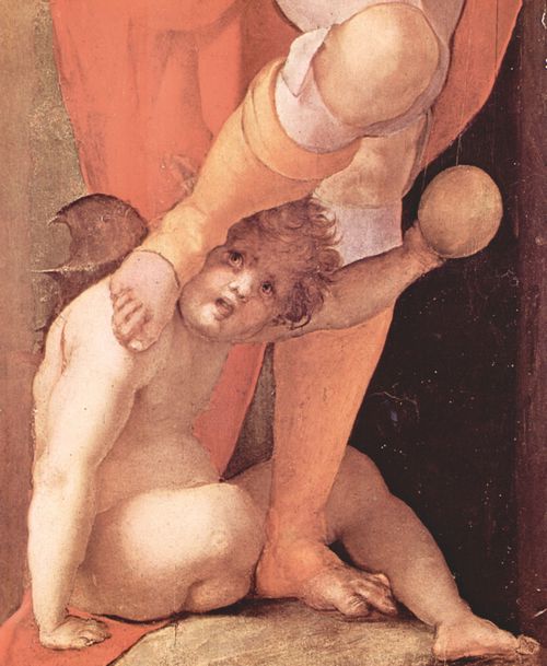 Pontormo, Jacopo: Erzengel Michael, Detail, Fragment