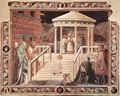 Uccello, Paolo: Fresken im Dom zu Prato, Szene: Tempelgang Mariens