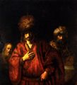 Rembrandt Harmensz. van Rijn: Haman in Ungnade