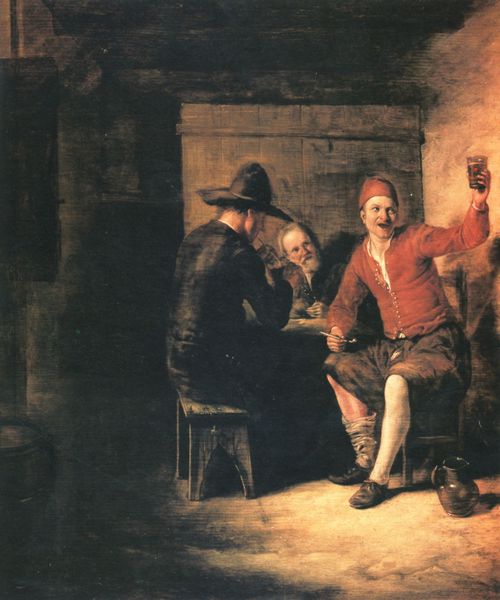 Hooch, Pieter de: Fröhliche Trinker