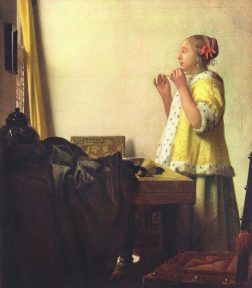 Vermeer van Delft, Jan: Das Perlenhalsband