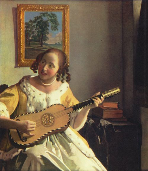 Vermeer van Delft, Jan: Die Gitarrenspielerin