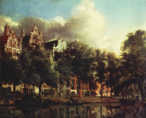 Heyden, Jan van der: Kanal in Amsterdam