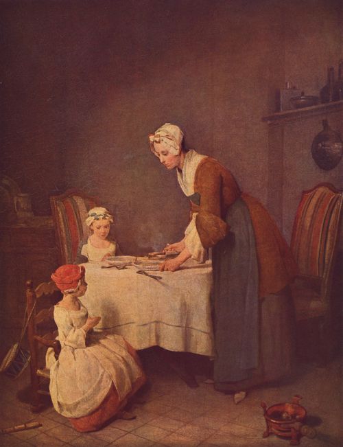 Chardin, Jean-Baptiste Simon: Das Tischgebet