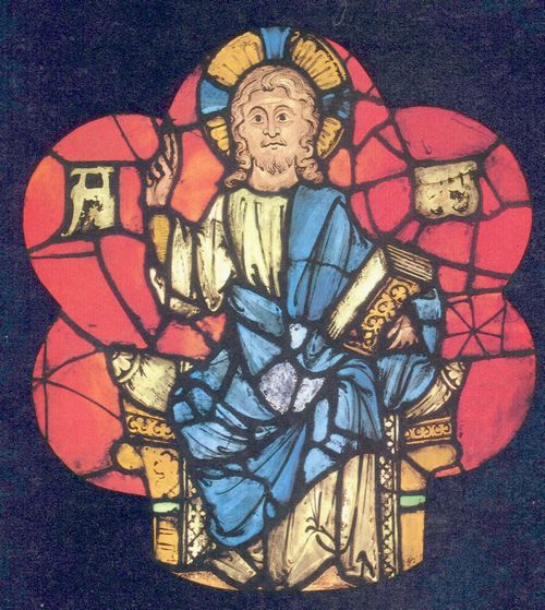 Oberrheinischer Meister um 1240: Thronender Christus