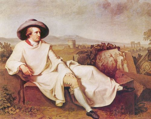 Tischbein, Johann Heinrich Wilhelm: Portrt Goethes in der Campagna