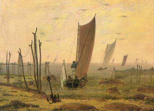 Friedrich, Caspar David: Morgen (Ausfahrt der Boote)