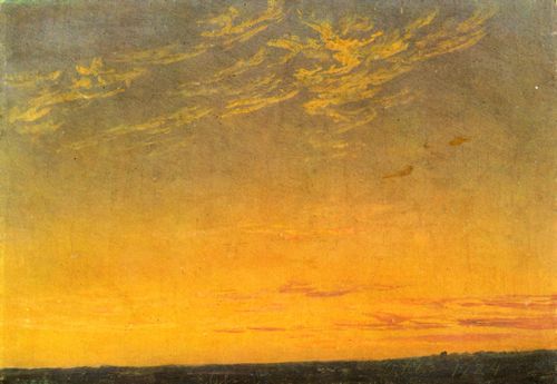 Friedrich, Caspar David: Abend (Wolken)