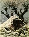 Friedrich, Caspar David: Verschneite Hütte (Hütte im Schnee)