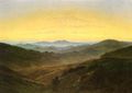 Friedrich, Caspar David: Landschaft im Charakter des böhmischen Mittelgebirges (Landschaft mit Motiven aus dem Riesengebirge)