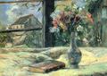 Gauguin, Paul: Blumenvase am Fenster