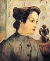 Gauguin, Paul: Frau mit Haarknoten