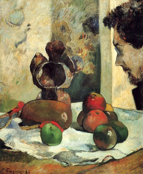 Gauguin, Paul: Stillleben mit dem Profil von Charles Laval