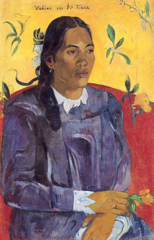 Gauguin, Paul: Die Frau mit der Blume