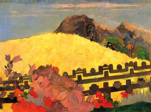 Gauguin, Paul: Dort ist der Tempel (Parahi te marae)