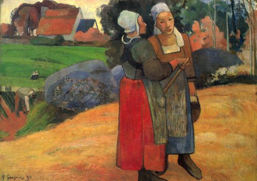 Gauguin, Paul: Bretonische Buerinnen