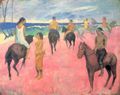 Gauguin, Paul: Reiter am Strand