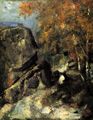 Cézanne, Paul: Felsen im Wald von Fontainebleau