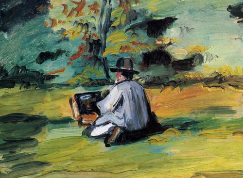 Czanne, Paul: Ein Maler bei der Arbeit