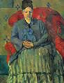 Czanne, Paul: Portrt der Mme Czanne in rotem Lehnstuhl
