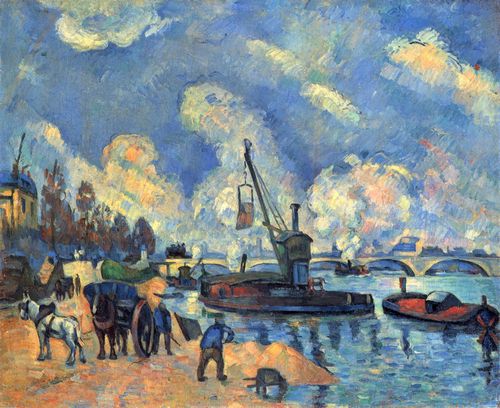 Czanne, Paul: Die Seine bei Bercy, Gemlde nach Armand Guillaumin