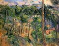 Cézanne, Paul: L'Estaque, Blick durch die Kiefern
