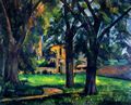 Cézanne, Paul: Kastanienbäume und Wirtschaftsgebäude des Jas de Bouffan