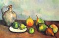 Cézanne, Paul: Stillleben, Krug und Früchte