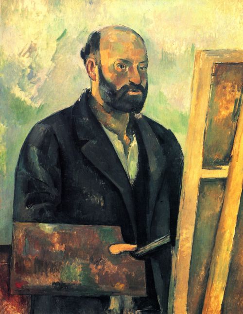 Czanne, Paul: Selbstportrt mit Palette