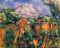 Czanne, Paul: Montagne Sainte-Victoire, Blick vom Steibruch Bibmus