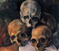 Cézanne, Paul: Stillleben, Schädelpyramide