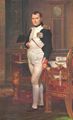 David, Jacques-Louis: Portrt Napoleons in seinem Arbeitszimmer