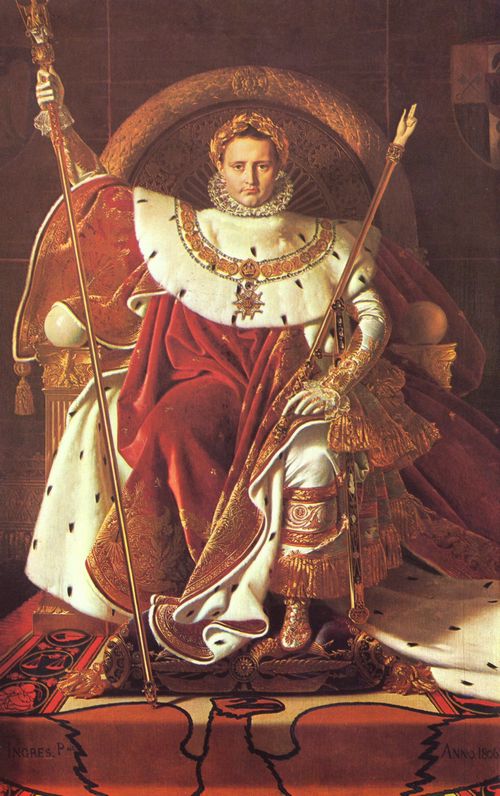 Ingres, Jean Auguste Dominique: Porträt des Napoleon I.