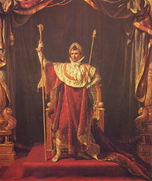 David, Jacques-Louis: Portrt des Napoleon im kaiserlichen Gewande