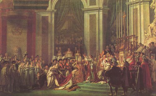 David, Jacques-Louis: Napoleon krnt Kaiserin Josphine