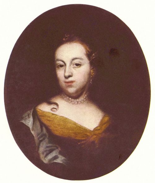Reiner, Vclav Vavrinec: Portrt der Anna Veronika, geborene Hertzog von Hertzog, Oval