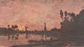 Daubigny, Charles-Franois: Sonnenuntergang an der Oise