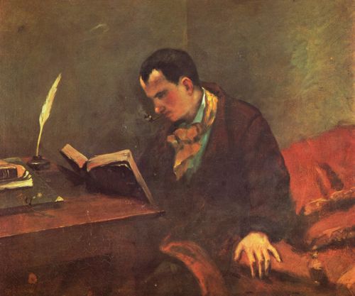 Courbet, Gustave: Portrt Baudelaires