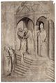 Florentiner Meister vom Beginn des 15. Jahrhunderts: Darstellung der Jungfrau im Tempel
