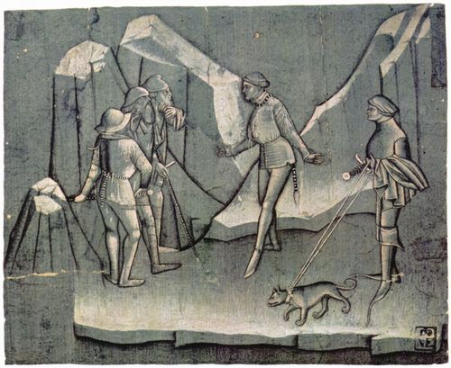 Lombardischer Meister des frühen 15. Jahrhunderts: Jagdszene