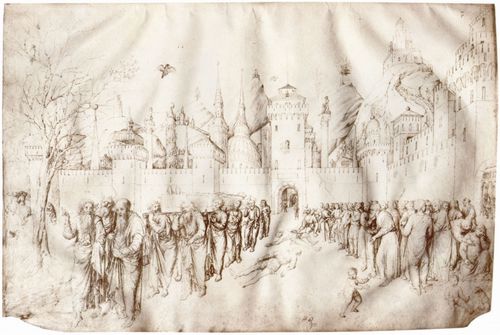 Bellini, Jacopo: Prozession zu Mariae Begrbnis