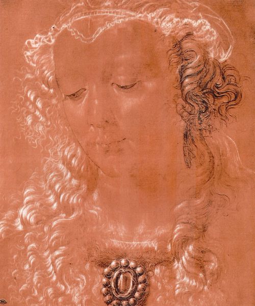 Verrocchio, Andrea del: Kopf einer Frau