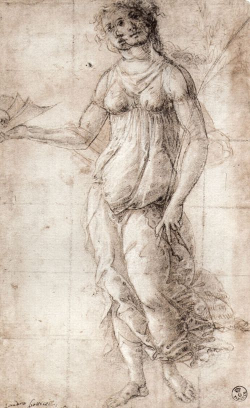 Botticelli, Sandro (Schule): Studie fr eine Pallas Athene