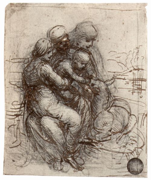 Leonardo da Vinci: Hl. Anna Selbdritt