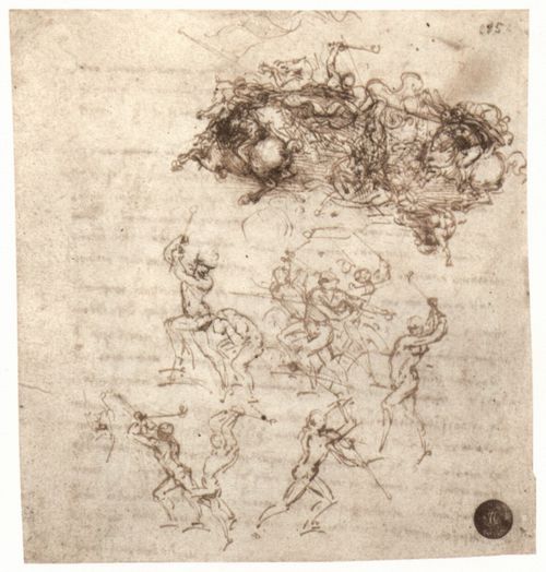 Leonardo da Vinci: Fragmente von Schlachtenszenen
