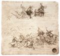 Leonardo da Vinci: Fragmente von Schlachtenszenen