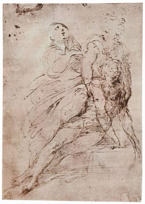 Parmigianino: Studie fr eine Grablegung