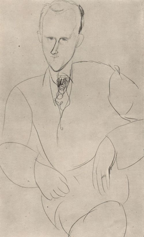 Modigliani, Amedeo: Portrt des Charles Albert Cingria