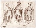 Österreichischer Meister von 1424: Kaiser Sigismund mit den Königen von Böhmen und Polen