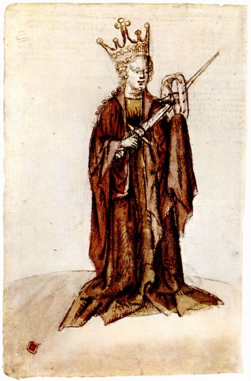 Wiener Meister um 1440: Die Hl. Katharina